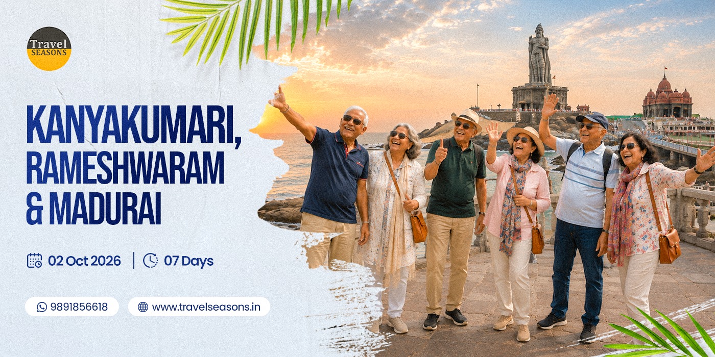 Trivandrum , Kanyakumari , Rameshwaram , Madurai Tour